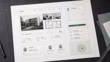 Strukturplan einer Makler-Website mit Objektbereich